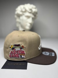Image 2 of Atlanta Snapback Hat (Brown/Dark Brown)