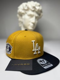 Image 1 of Los Angeles Snapback Hat (Yellow/Black)