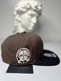 Image 2 of Detroit Tigers Snapback Hat (Brown/Hat)