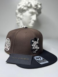 Image 1 of Detroit Tigers Snapback Hat (Brown/Hat)
