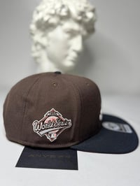 Image 2 of Atlanta Snapback Hat (Brown/Black)