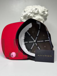 Image 3 of Atlanta Snapback Hat (Brown/Black)