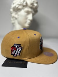 Image 2 of Toronto Raptors Snapback Hat (Yellow)