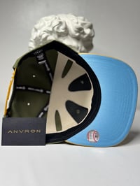 Image 3 of Atlanta Angels Snapback Hat (Green/Yellow)