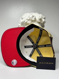 Image 3 of Oakland Snapback Hat (Yellow/Brown)