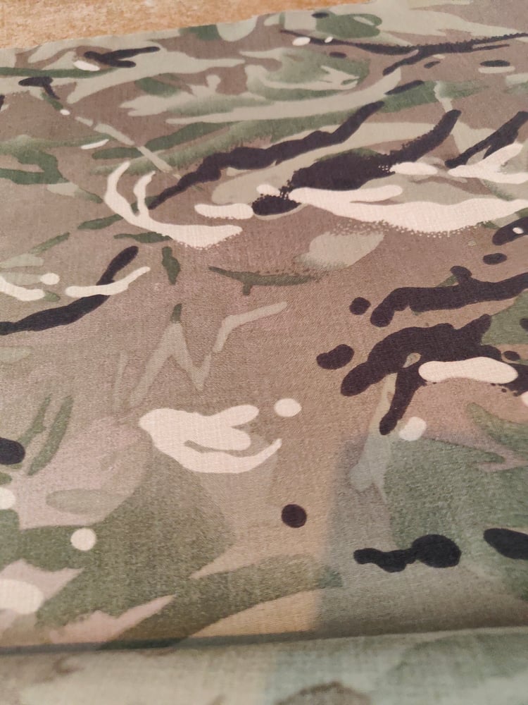Image of 50 metres Camouflage MTP Fabric, Factory Seconds, Width 160cm