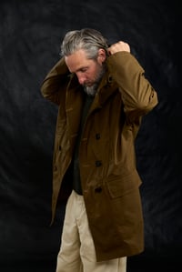 Image 5 of  FISHERMAN COAT in Light weight Wax Cotton - Oil 