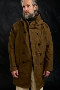 Image 6 of  FISHERMAN COAT in Light weight Wax Cotton - Oil 