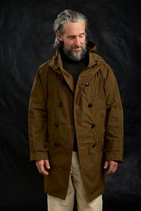 Image 8 of  FISHERMAN COAT in Light weight Wax Cotton - Oil 