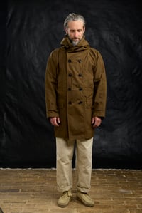 Image 2 of  FISHERMAN COAT in Light weight Wax Cotton - Oil 