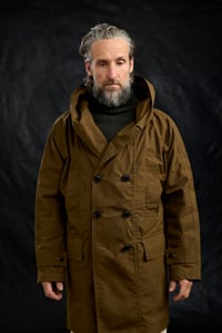 Image 17 of  FISHERMAN COAT in Light weight Wax Cotton - Oil 