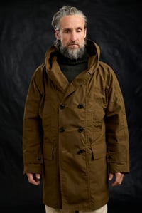 Image 1 of  FISHERMAN COAT in Light weight Wax Cotton - Oil 