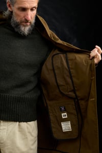 Image 10 of  FISHERMAN COAT in Light weight Wax Cotton - Oil 