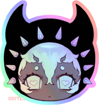 Image 1 of Little Devil Holographic Sticker