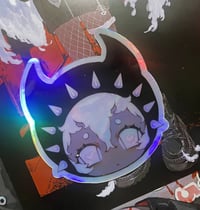 Image 2 of Little Devil Holographic Sticker