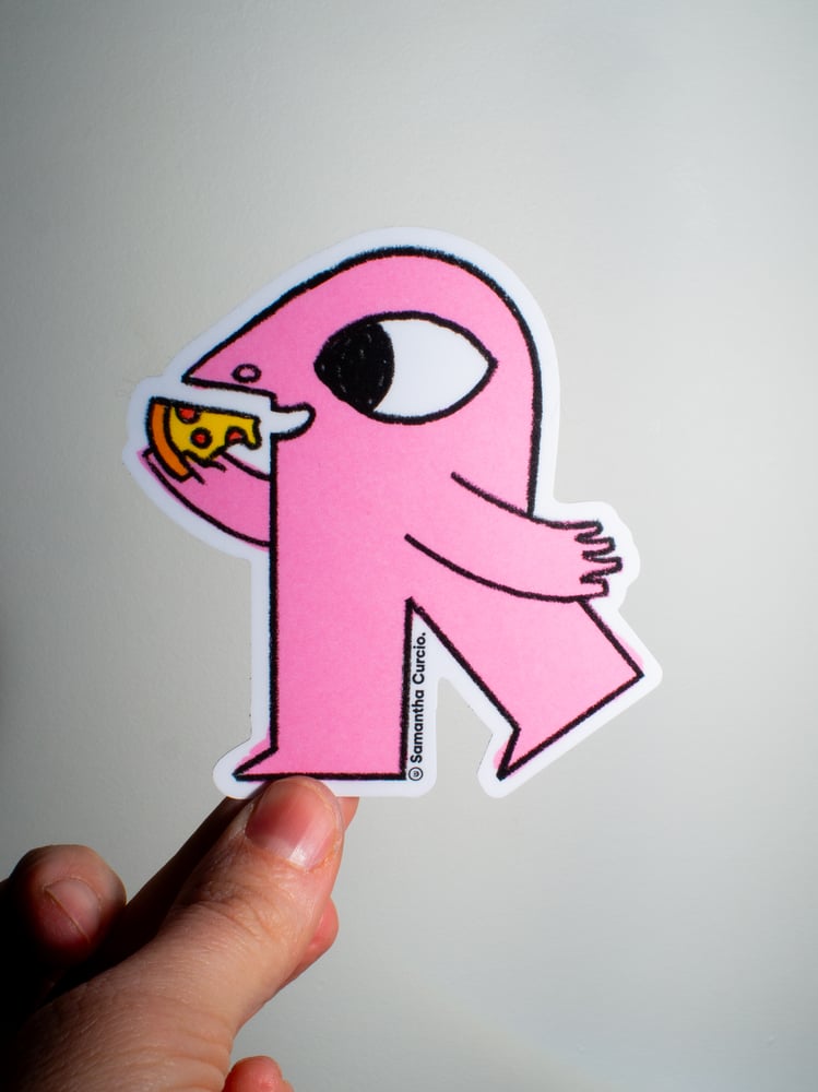 Image of Gimme Pizza - vinyl sticker