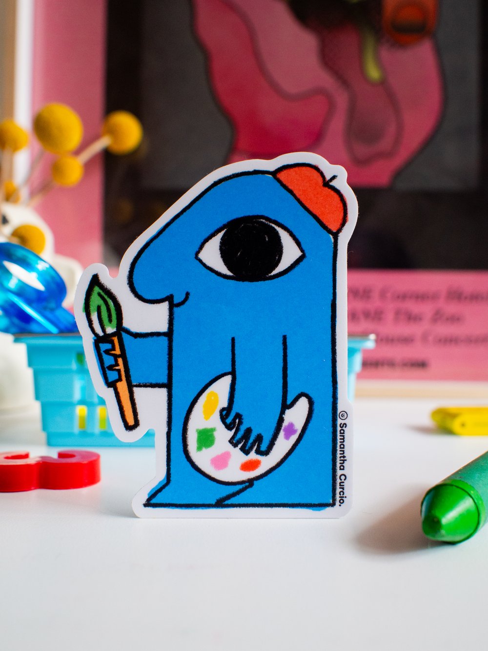 Image of Je Suis Artiste - vinyl sticker