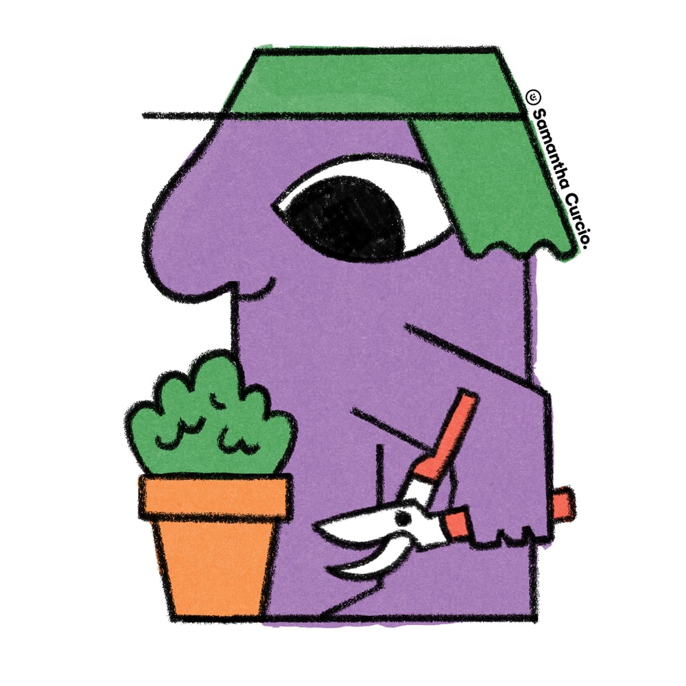 Image of Avant Gardener - vinyl sticker