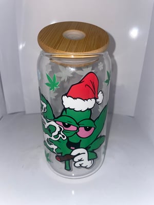 Image of 16 oz glass cup 