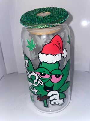 Image of 16 oz glass cup 