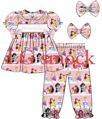 Princess inspired Xmas pjs 