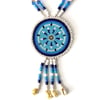 Rain Beaded Medallion Necklace
