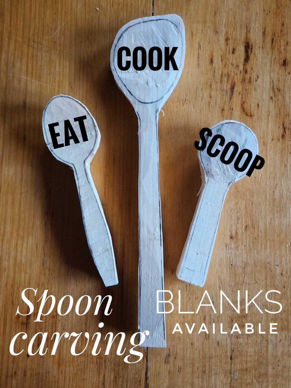 Image of Spoon Carving Blanks Greenwood