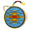 Geometric Beaded Circle Purse