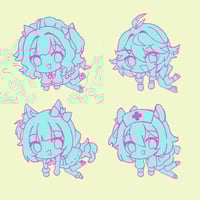 Image 2 of Indie Vtubers Acrylic Charms