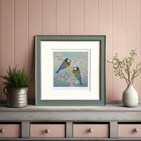 Image 1 of BLUE TIT  ART PRINT