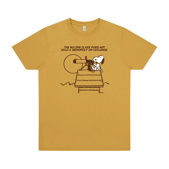 VIOLENCE FADED YELLOW T-SHIRT