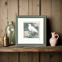 Image 2 of LITTLE EGRET ART PRINT