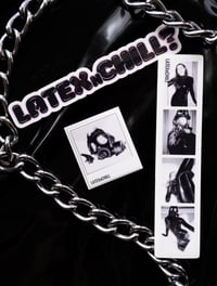 Image 2 of Set of 3 LATEXnCHILL stickers!