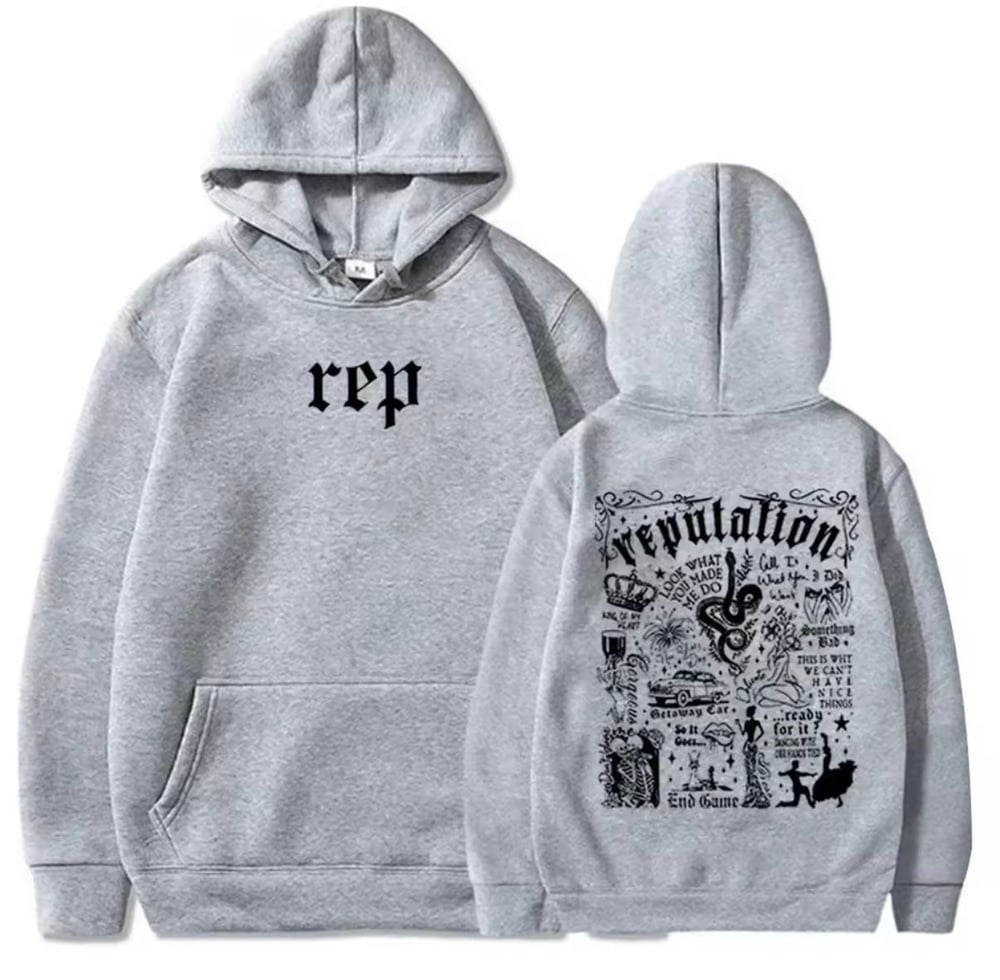 Image of Taylor Swift reputation Hoodie 🖤