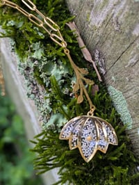 Image 1 of *NEW* Lotus Pray Necklace