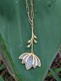 Image 4 of *NEW* Lotus Pray Necklace