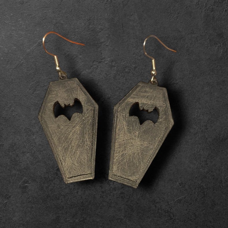 Image of Coffin Earrings 