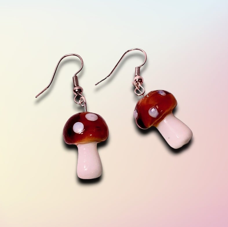 Image of Mushroom Earrings