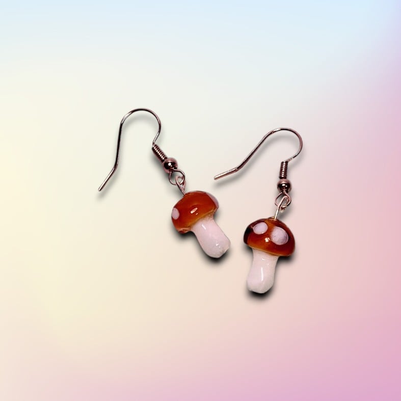 Image of Mushroom Earrings