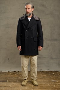 Image 6 of BILL SYKES COAT with Fur - Black Cashmere