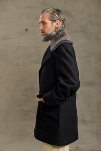 Image 11 of BILL SYKES COAT with Fur - Black Cashmere