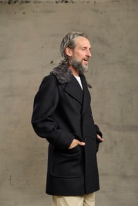 Image 15 of BILL SYKES COAT with Fur - Black Cashmere