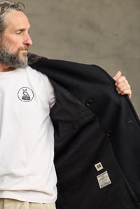Image 24 of BILL SYKES COAT with Fur - Black Cashmere