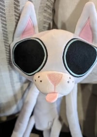 White Floppy Noodle Cat