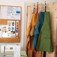 Image 10 of NEW! Gardeners Apron with Pouch Pocket & Special Pockets for Secateurs and Phone. Green Canvas 26:1