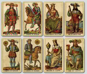 Image of Avondo Soprafino Italian Tarot c. 1880 (1835)