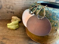 Image 1 of Large Peaces of Luanda Copper and Brass earrings / n42