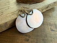 Image 4 of Large Peaces of Luanda Copper and Brass earrings / n42