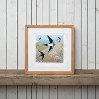 Image 1 of SWALLOW ART PRINT