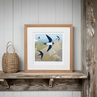 Image 2 of SWALLOW ART PRINT